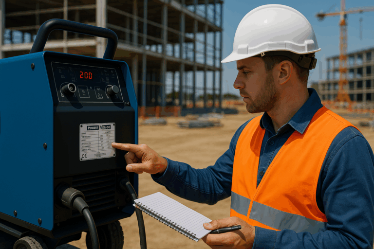 Moc i parametry sprzętu na budowie